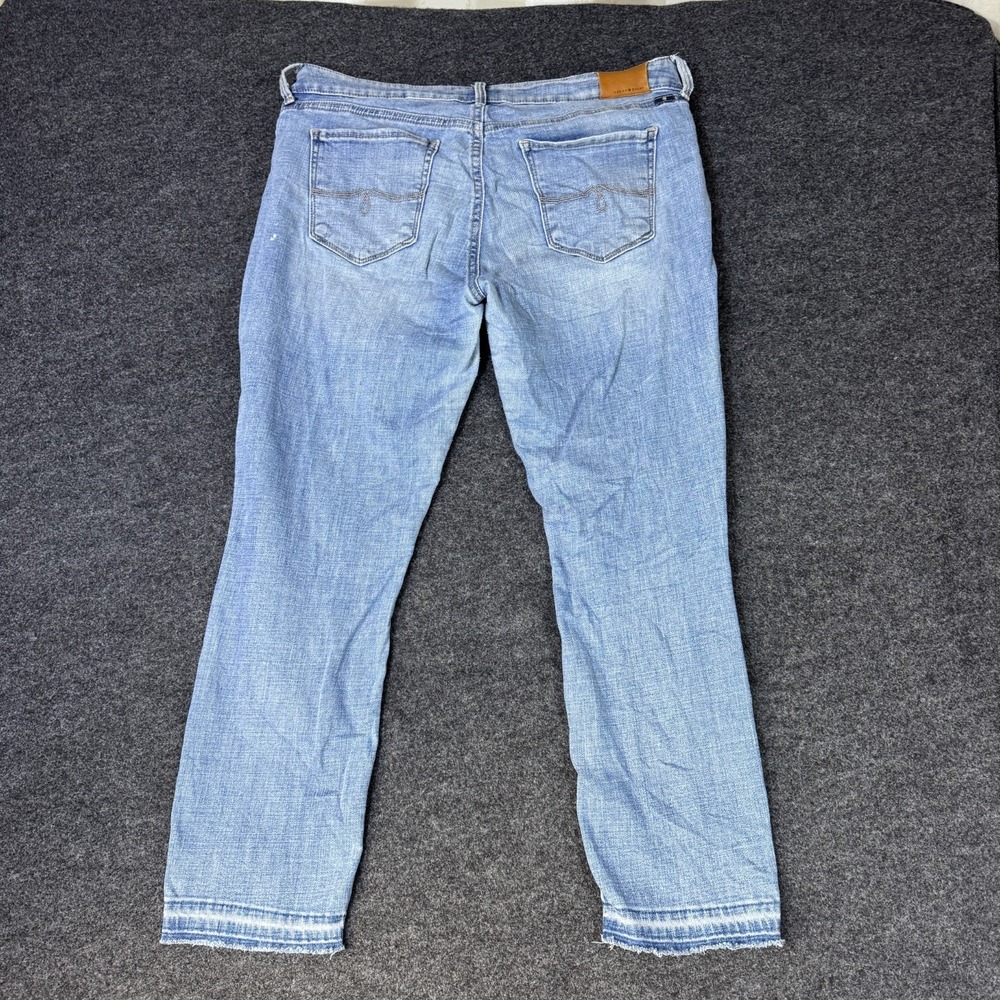 Lucky Brand Lolita Capri Jeans Women 10/30 Blue Medium Wash Denim Stretch Cotton